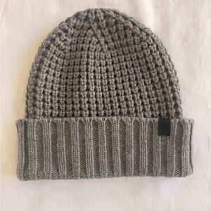All Saints Charcoal Knit Beanie